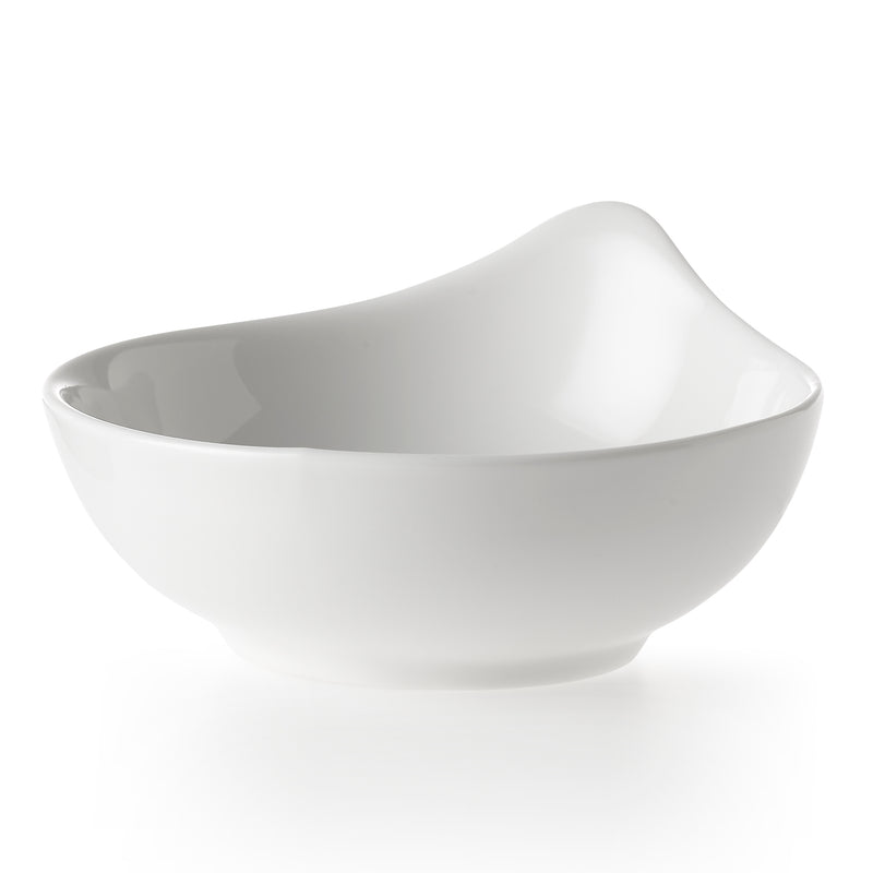 Tablekraft Miniatures Buffet White Canape Dish with Handle 100x45m