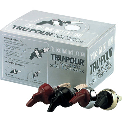 Tru-Pour 15ml Spirit Measure (12 Pack) – Black