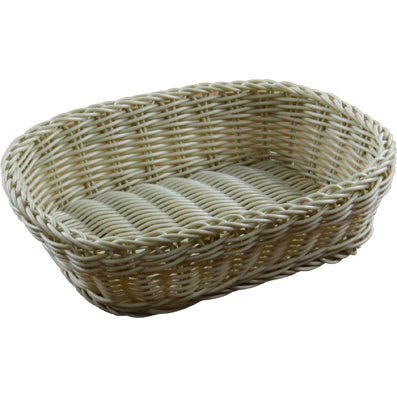 Polypropylene Rectangular Bread Basket 250x190x75mm
