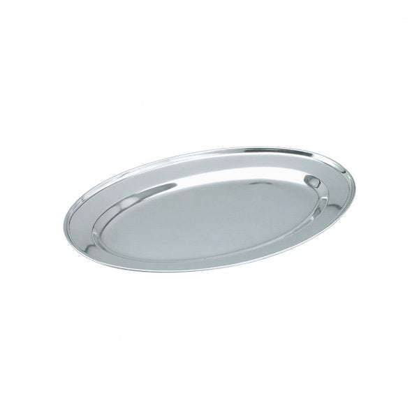 Rolled Edge Oval Platter 450mm