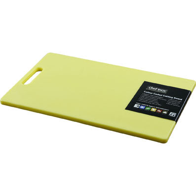 Yellow Cutting Board with Handle 250x400x13mm