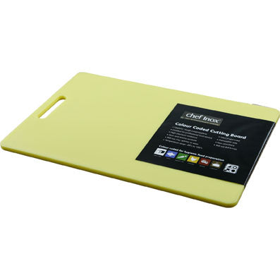 Yellow Cutting Board with Handle 300x450x12mm