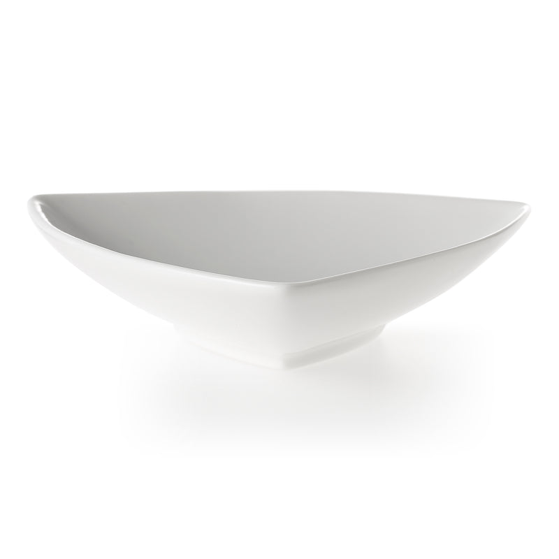 Tablekraft Mini Buffet White Triangle Dish 102x102x25m