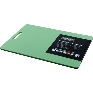 Green Cutting Board with Handle 300x450x12mm