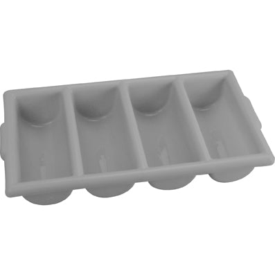 Grey Cutlery Box With 4 Compartments