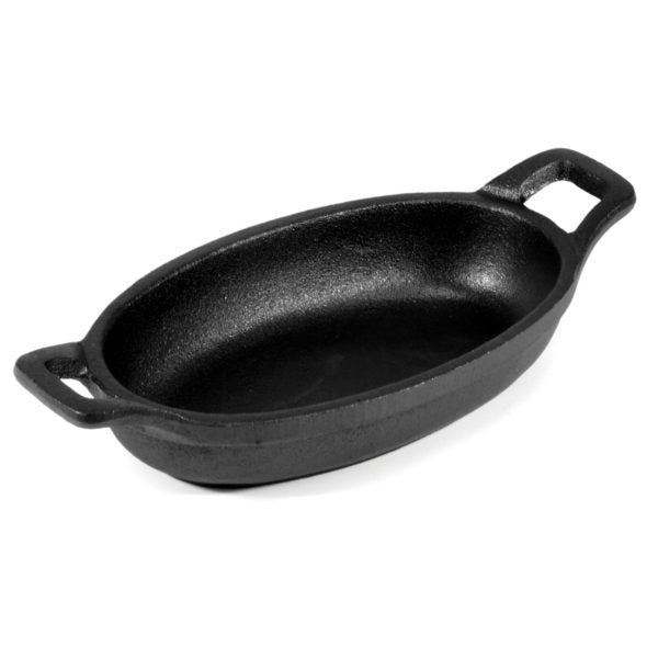 Cast Iron Mini Oval Gratin with Handles 150x95x30mm