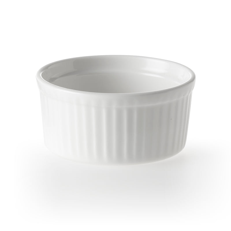 Tablekraft Mini Buffet White Souffle Dish 90x43mm