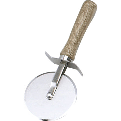 Pizza Cutter with Wood Handle 100mm