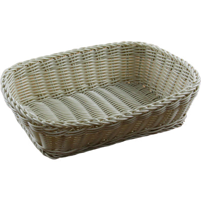 Polypropylene Rectangular Bread Basket 300x225x100mm