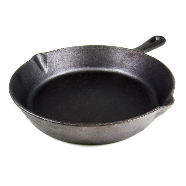 Cast Iron Round Frypan with Spout 190x45mm