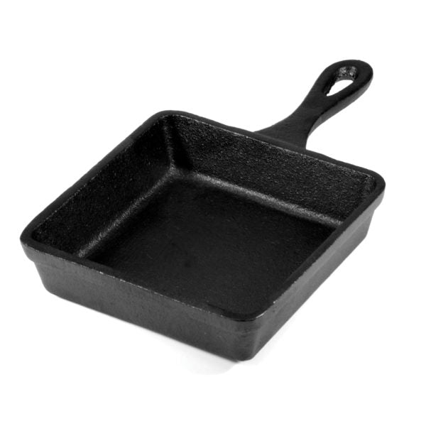 Cast Iron Mini Square Frypan 120x120x30mm