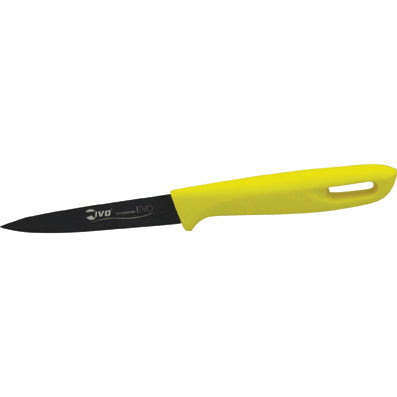 Ivo Titanium Evo Yellow Handle Paring Knife 90mm