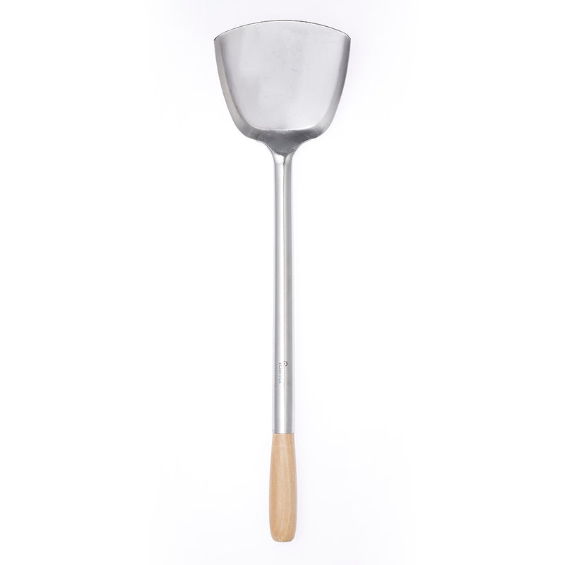 Wok Turner - Wooden Handle 125x390mm