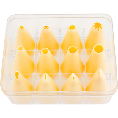Thermohauser 12 Piece Thermo Small Piping Set (4 Star, 4 Hole, 4 Garnish)