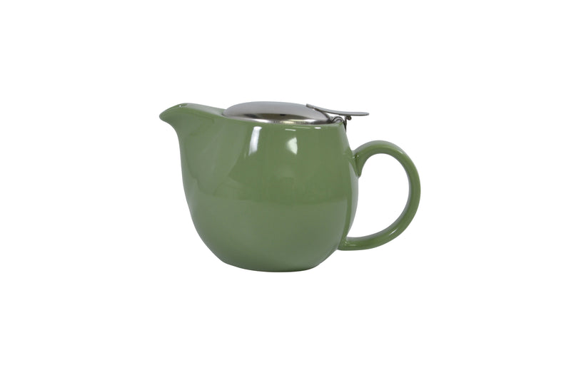 Infusion Teapot With S-S Lid-Infuser 350ml, Sage