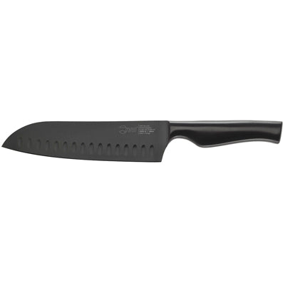 Black Virtu Ivo-Granton Santoku Knife 180mm