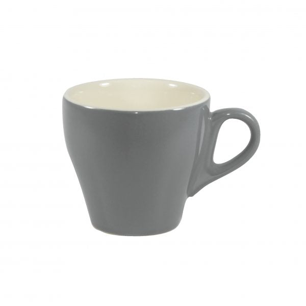 French Grey White Long Black Cup 180ml