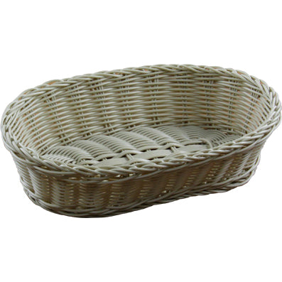 Polypropylene Oval Bread Basket 300x225x75mm