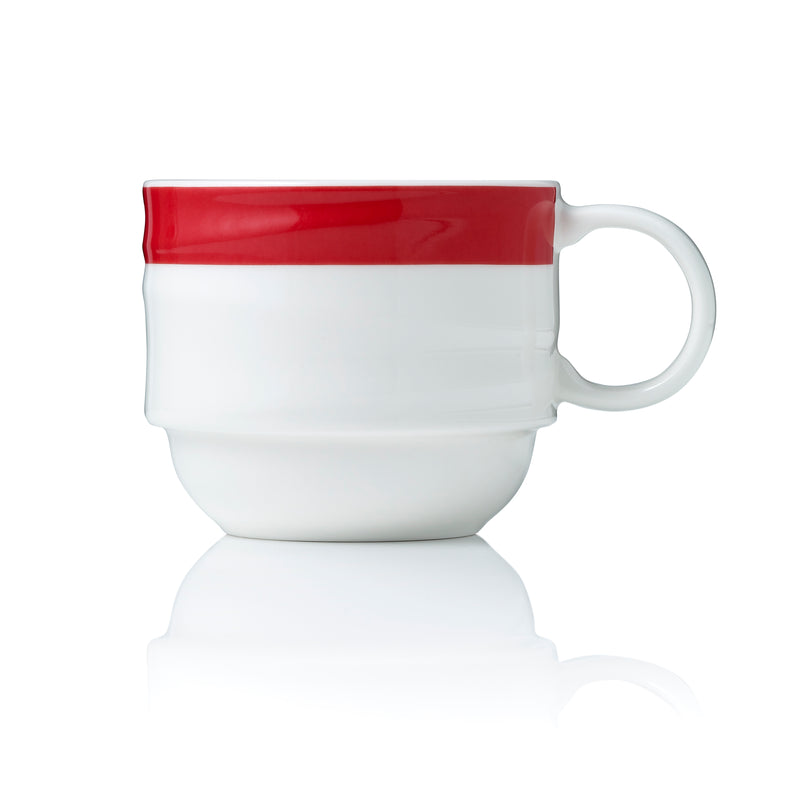 Red Band Stackable Coffee Cup