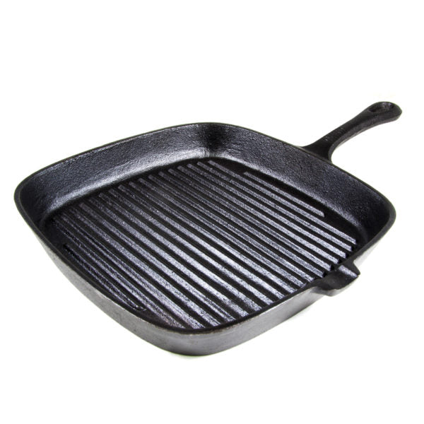 Cast Iron Square Skillet with Handles 230x230mm