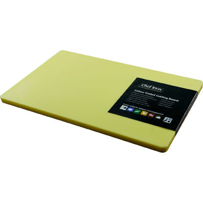 Yellow Polypropylene Cutting Board 530x325x20mm