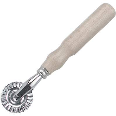 Fluted Pastry Wheel with Wood Handle 2mm