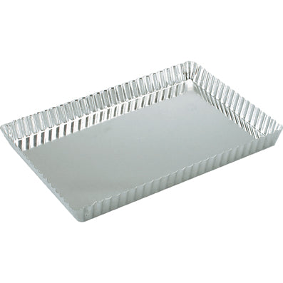 Guery Rectangular Fluted Quiche Pan (Loose Base) – 300x210x25mm